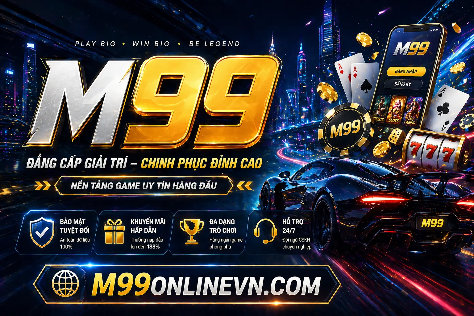 Nền chính m99, trang chủ nhà cái trực tuyến hàng đầu Việt Nam